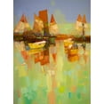 thumbnail image 2 of Yeremyan, Vahe 15x18 White Modern Wood Framed Museum Art Print Titled - Harbor, 2 of 4