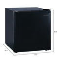 thumbnail image 4 of Frigidaire 1.6 Cu. ft. Compact Refrigerator with Freezer Compartment, Black Mini Fridge for Bedroom, Dorm, Office, Apartment, 4 of 9