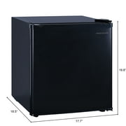 Frigidaire 1.6 Cu. ft. Compact Refrigerator with Freezer Compartment, Black Mini Fridge for Bedroom, Dorm, Office, Apartment