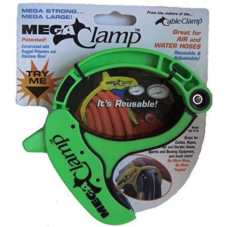 Mega Clamp Cord, Rope & Hose Organizer - Lime (Best Radiator Hose Clamps)