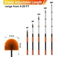 thumbnail image 7 of 24FT Cobweb Duster with Extension Pole, Spider Web Brush for Cleaning Extendable, Professional Ceiling and Corner Dusters for Outdoor Indoor Use, 7 of 7