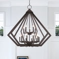 thumbnail image 6 of Livex Lighting Prism 15 Light Foyer Chandelier in Bronze, 6 of 8