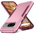 thumbnail image 1 of KOMI for Google Pixel 8 Pro Case, Dual Layer Shockproof Rugged Pixel 8 Pro Case [15FT Military][Heavy Duty Protection] Google Pixel 8 Pro Phone Case [Raised Edges Protect Camera & Screen] (Pink), 1 of 5