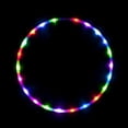 thumbnail image 2 of LED Hula Hoop Fully Rechargeable and Collapsable - 28 Color Strobing and Changing LED Lights - Multiple Light Up Hoola Hoops, 2 of 4