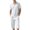 07# White, variant on IhhxPro Men's Linen Button Detail Pants with Pockets Relaxed Fit Casual Set Outfit Lightweight Summer Beach Vacation Straight Leg Trousers S-3XL