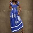 thumbnail image 1 of Styesk Robes pour Femmes Dames Décontractées Style Vacances Robe Imprimée Robe de Plage, 1 of 8