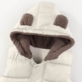 thumbnail image 6 of Meresysid Boys Girls Toddler Baby Vest Jacket Fall And Winter Fleece Thickening Vest Coat White, 6 of 6