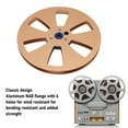thumbnail image 3 of 7 Inch Empty Tape Reel, Aluminum Alloy Universal Open Reel Sound Tape Disc for   Studer Machine Parts, Repair Recorder or Replace for Premium Sound Quality, 3 of 7