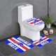thumbnail image 1 of Juego de alfombras de baño de 3 piezas del equipo Bills Alfombra antideslizante para baño de 24 x 16 pulgadas, 1 of 7