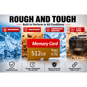 512GB Micro SD Card Flash Memory Card with Adapter