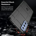 thumbnail image 2 of Dteck for Samsung S21 FE Case, Military Grade Shockproof Galaxy S21 FE Case, Heavy Duty Drop Protective Samsung Galaxy S21 FE Phone Case, Anti-Scratch Tough Slim TPU Bumper Phone Cover-Black,Black, 2 of 7