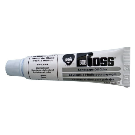 Bob Ross Oil Paint, 37ml Tube, Titanium White