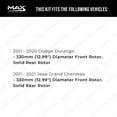 thumbnail image 2 of MAX Advanced Brakes - Brake Kit For 2011-2021 Jeep Grand Cherokee (12.99" Dia Fr Rotor) | Carbon Ceramic Brake and Rotor Kit Front and Rear | Daily Driving OE Replacement Brake Rotors, 2 of 9