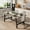 grey, variant on Industrial Home Dining Table for 4-6 People, 63" Long Wooden Kitchen Table with Sturdy Metal Frame & Natural Wood Finish - Seats 4 Rectangular Counter for Dinner, Kitchen, Dining Room
