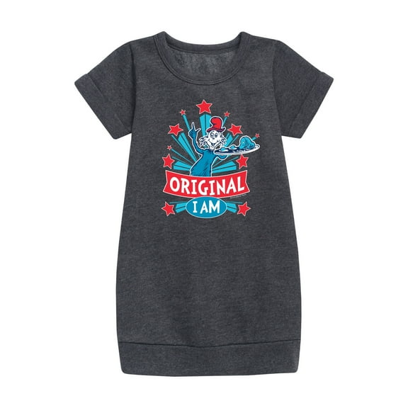 Dr.Seuss - Original I'am - Toddler And Youth Girls Fleece Dress