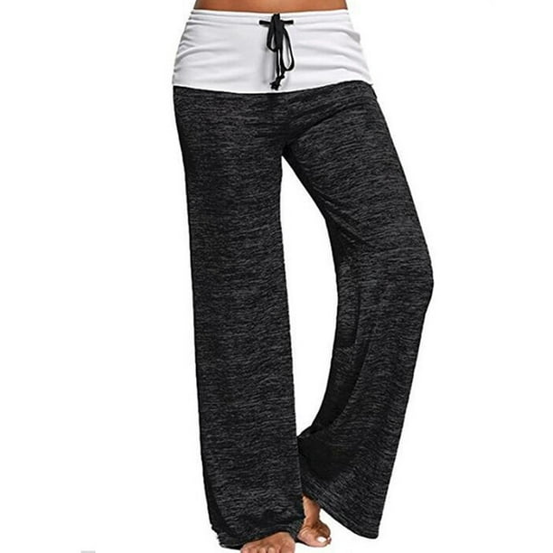 KORSIS Women Yoga Pants Stretchy High Rise Straight Loose Leggings