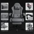 thumbnail image 6 of Auxe Gaxe Gaming Chairs for Adults with Footrest,Ergonomic PU Leather PC Gaming Chair,High Back Reclining Computer Desk Chair with Lumbar Support and Headrest, 6 of 9