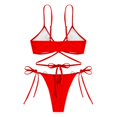thumbnail image 4 of WILLBEST Traje de Baño Dama conjunto de Bikini de Mujer Tanga Bikini de Dos Piezas Traje de Baño Ajustable Sexy Traje de Baño con Anillo, 4 of 4