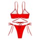 thumbnail image 4 of WILLBEST Traje de Baño Dama conjunto de Bikini de Mujer Tanga Bikini de Dos Piezas Traje de Baño Ajustable Sexy Traje de Baño con Anillo, 4 of 4