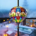 thumbnail image 3 of Qiweii 2 Piece Heart Shaped Hot Air Balloon Acrylic Ornament，Cute Hanging Decor，Home Party Holiday Decorative Pendant, 3 of 5