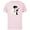 Soft Pink, variant on Star Wars Princess Leia Ready to Fight - Short Sleeve Cotton T-Shirt for Adults - Customized-Black