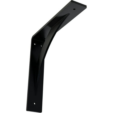 

Ekena Millwork 2 W x 10 D x 10 H Legacy Steel Bracket Powder Coated Black