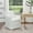 White, variant on KINWELL 25" Wide Upholstered Dining Chairs with Casters Set of 2, Modern Performance Fabric No Assembly Down Cushion Rolling Dining Armchair for Kitchen Dining Room (Indigo)