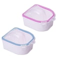 thumbnail image 1 of Apuakthei - 2 cuencos para remojar las uñas, para quitar el esmalte de uñas, para lavarlas a mano, para manicura y spa, 1 of 8