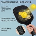 thumbnail image 2 of Pickleball Paddles Set Of 2, Fiberglass Surface, Galaxy Print, 4 Balls & Bag, 2 of 5