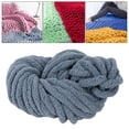 thumbnail image 1 of Hilo grueso de chenilla Soledad para crochet Hilo grueso voluminoso para tejer Gris oscuro, 1 of 10