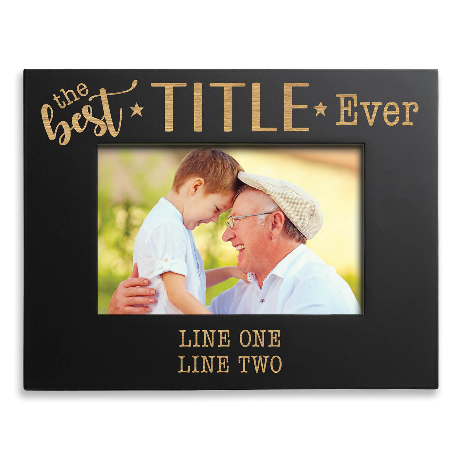 The Best Ever Personalized Black Picture Frame