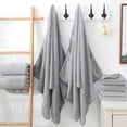thumbnail image 2 of Soft Towel Absorbent Couples Bathroom Bath Towels Striped Quick Drying 70cmX140cm Antibacterial Thick Toalha Shower Cozy Beach, 2 of 6