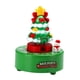 thumbnail image 3 of Caja de música navideña con forma de árbol giratorio de 360 ​​grados, ideal como regalo para niñas y niños. Con luz, 3 of 9