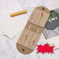 thumbnail image 2 of Visland Portable Cribbage Board Set Faux Leather Travel Crib Board Game Set with 4 Metal Cribbage Board Pegs And Storage Slot for Cribbage Enthusiasts, 2 of 8