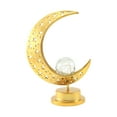 thumbnail image 4 of Eid Ramadan Night Lights Iron Moon Desk Light Ramadan Eid Mubarak Desk Lamp Crescent Party LED Fairy Lights Muslim Style LED Decorative Lights for Table Decoration, 4 of 8