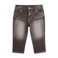 thumbnail image 6 of VBVC Women's Denim-Look Capri Yoga Leggings,Ladies High Waist Stretch Cropped Pants,Summer Butt Lift Workout Trousers For Women,Brown,S-2XL, 6 of 6