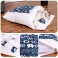 thumbnail image 5 of Arena para mascotas Arena para gatos Saco de dormir para gatos Edredón para gatos extraíble y lavable Perrera Arena para gatos Saco de dormir para gatos Azul L Rojo Verde, 5 of 5