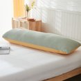 thumbnail image 1 of Move Over Sage Green Yellow Reversible Body Pillow Cover Soft Washed Microfiber Long Body Pillowcase 20*54 inch, 1 Pack, 1 of 7
