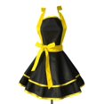 thumbnail image 1 of Tabliers Rétro en Coton Fait Main pour Femmes Filles, Tablier de Cuisine pour Gâteau, Cadeau pour Mère, Jaune, 1 of 7