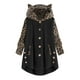 thumbnail image 2 of Puntoco Chaqueta De Mujer Chaqueta De Lana para Mujer Sudadera con Capucha De Imitación Sudadera con Capucha con Botones Bolsillo para Las Orejas Prendas De Vestir De Gran Tamaño Liquidación De Navidad Puntoco Puntoco-1750, 2 of 5