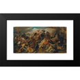thumbnail image 2 of Carl Rahl 14x9 Black Modern Framed Museum Art Print Titled - The Cimbern Battle (1863), 2 of 5