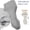 Gray, variant on Seamander Outboard Motor Cover, Engines Cover Waterproof FULL Motor Cover, Gray