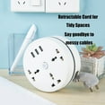 thumbnail image 3 of Universal Power Strip, 5.9ft Right Wrapped Around Extension Cord, Retractable Power Strip with 3 Outlets 3 USB Ports, Multiple Outlets Plug Adapter for Travel, 3 of 7