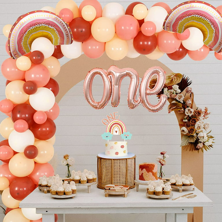 MEANT2TOBE - Meant2Be FIRST BIRTHDAY DECOR Set Gold Cake Topper