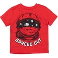 thumbnail image 5 of Funstuff Space Astronaut Toddler Boys T-Shirt and Mesh Shorts Outfit Set Toddler to Little Kid, 5 of 5