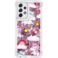 thumbnail image 2 of Compatible with Samsung Galaxy A23 5G Case Liquid Glitter Cute Stylish Slim Silicone Quicksand Sparkle Shockproof Protective for Women Girls Case for Samsung Galaxy A23 5G Pink Horse YB, 2 of 12