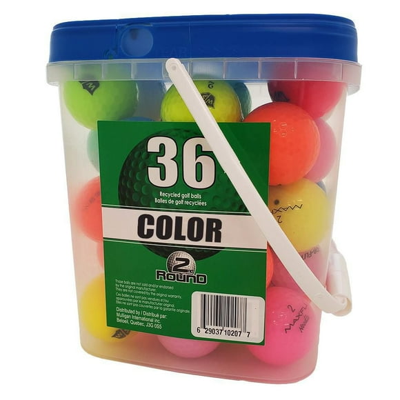Color Golf Balls Bucket, #10207