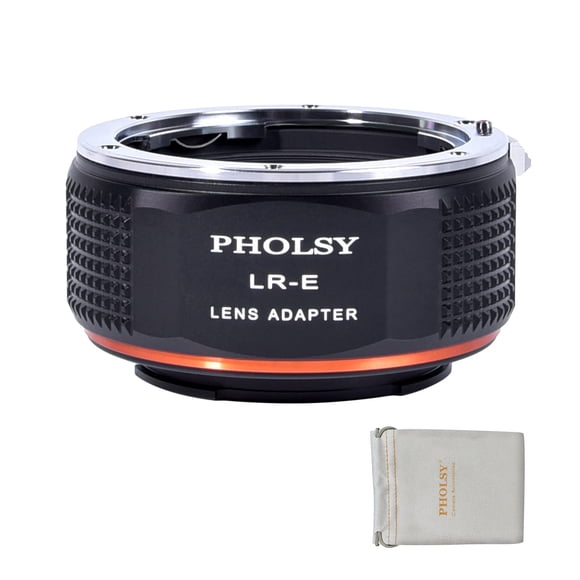 Adaptador de montura de objetivo PHOLSY compatible con Leica R a Sony E