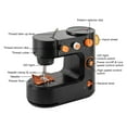 thumbnail image 6 of Mini Electric Sewing Stitch Machine - Household Portable Desktop Sewing Machine Black, 6 of 15