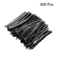 thumbnail image 3 of Uxcell 800Pcs Bag Twist Ties 4.7" Reusable Plastic Twist Ties Wire Cable Ties for Party Bread, Black, 3 of 6